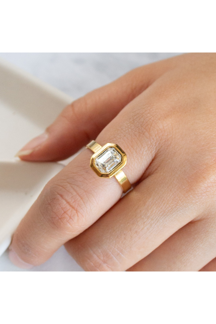 Brooklyn Emerald Cut Ring
