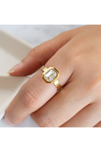 Brooklyn Emerald Cut Ring
