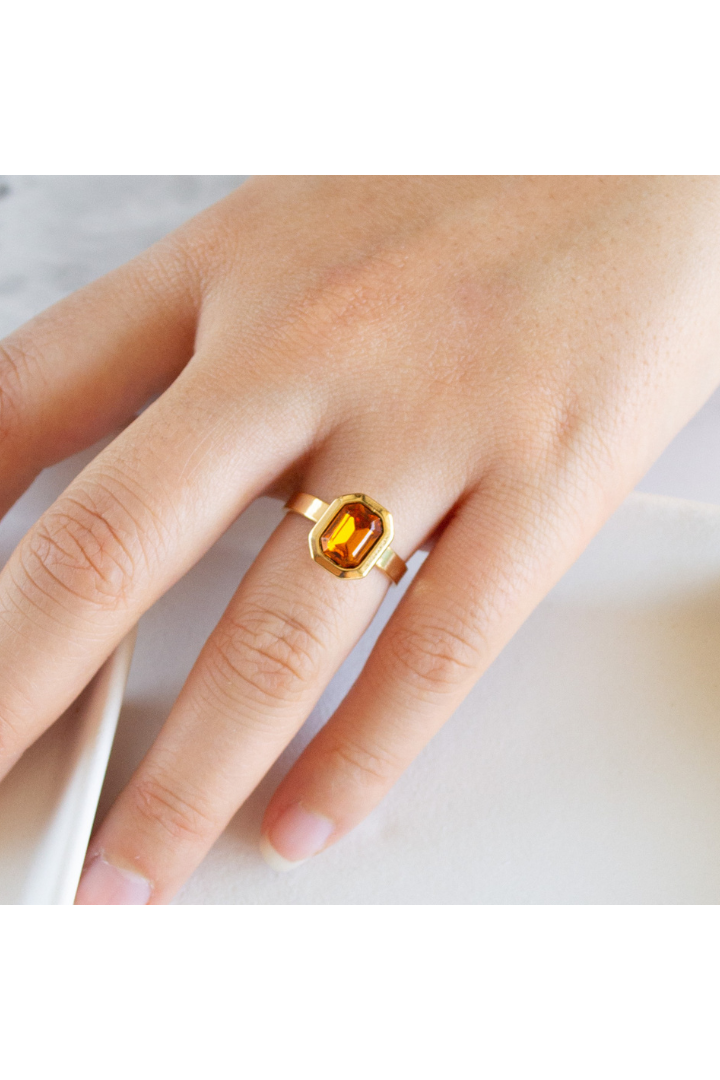 Brooklyn Emerald Cut Ring