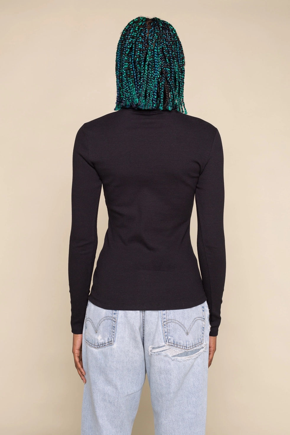 2x1 Rib Turtleneck (Regular Length)