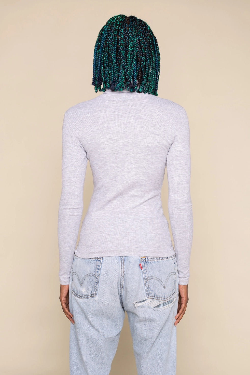 2x1 Rib Turtleneck (Regular Length)