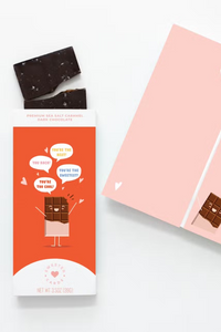 "Thank You" Card + "Complimentary" Chocolate Bar