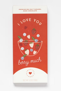 "I Love You" Card + "Complimentary" Chocolate Bar