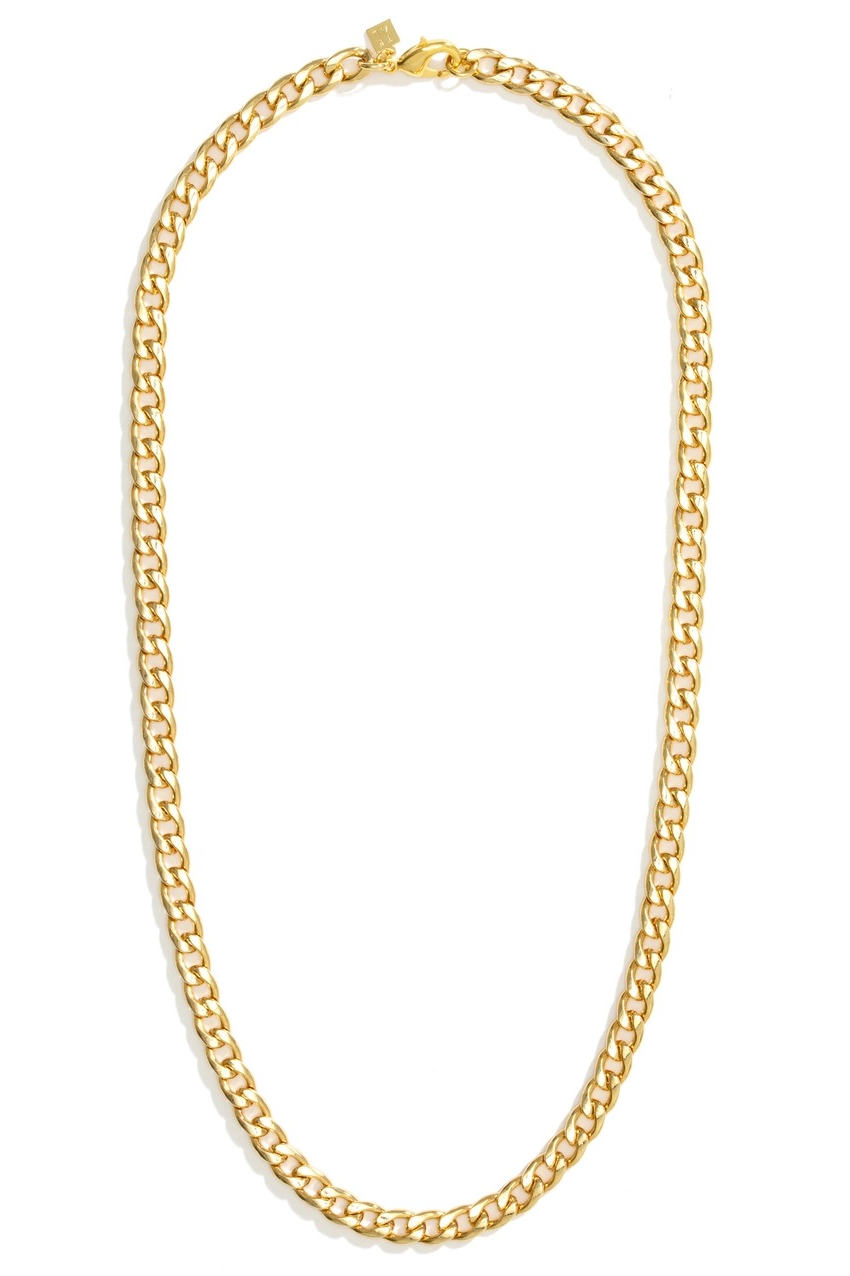 Curb Chain Necklace (Gold)