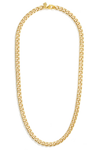 Curb Chain Necklace (Gold)