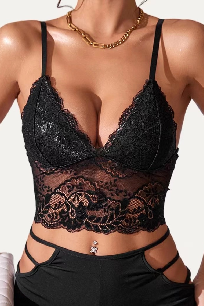 Lace Lingerie Top