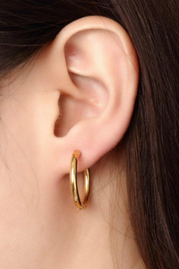 Gianna Gold Huggie Hoops