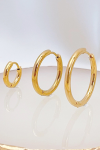 Gianna Gold Huggie Hoops