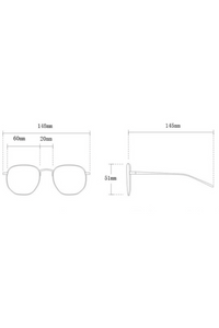 Fashion Square Sunshade Sunglasses