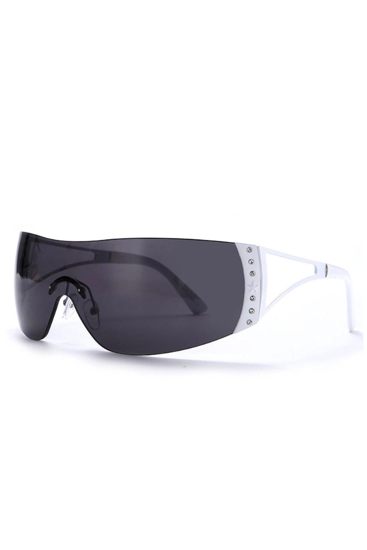 Frameless Y2K Tech Sense Fashion Sports Sunglasses