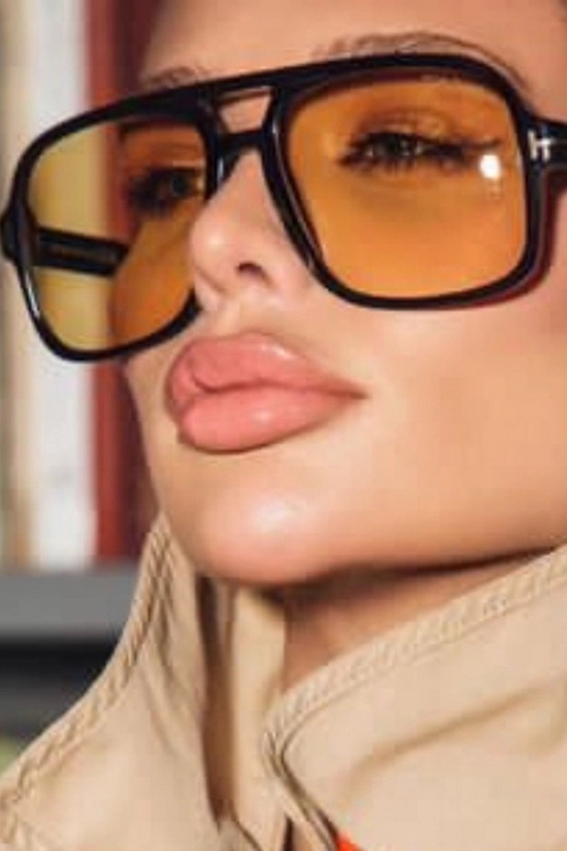 T-Shape Double Bridge Sunglasses