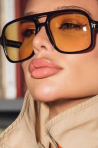 T-Shape Double Bridge Sunglasses
