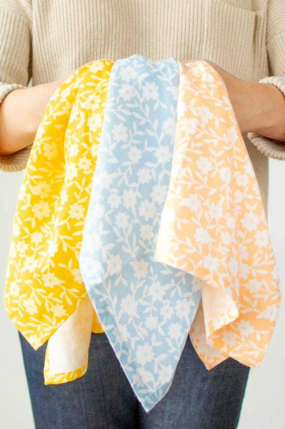 Floral Kitchen Towel Set of 3