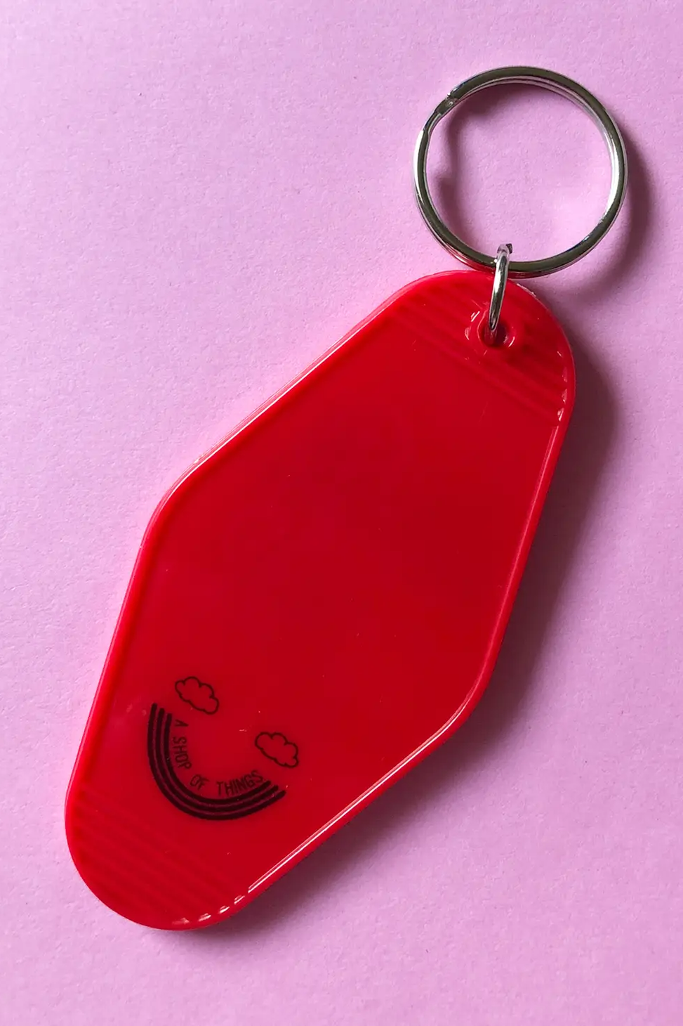 Rosebud Motel Keychain - Schitt's Creek Motel Key Fob