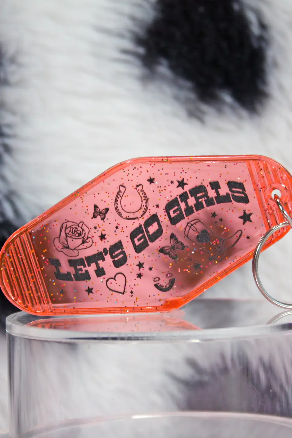 Let's Go Girls Keychain