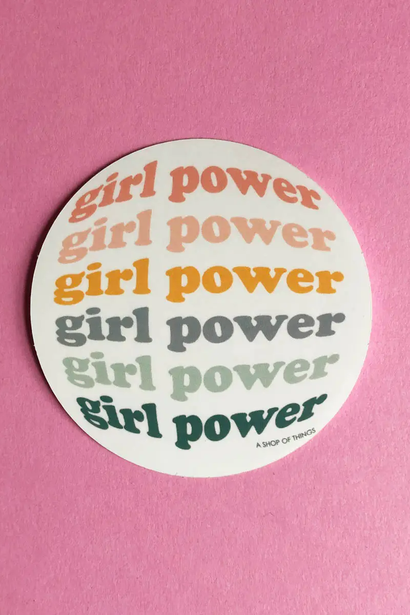 Girl Power Sticker