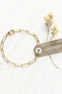 Paperclip Chain Bracelet