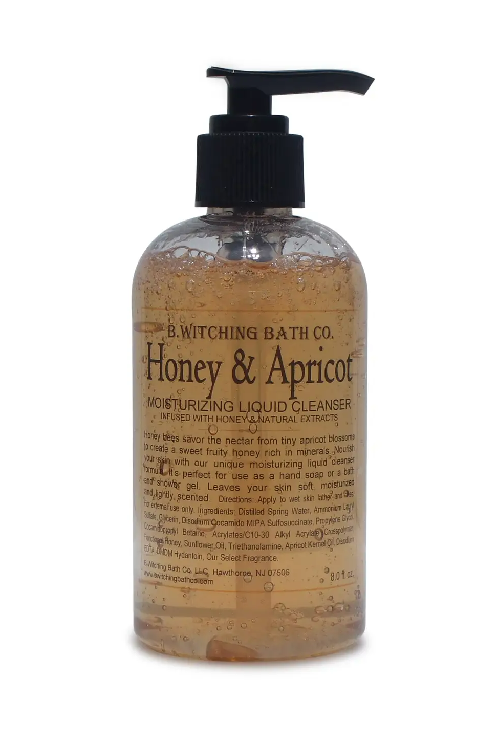 Honey& Apricot Moisturizing Liquid Cleansers 8oz