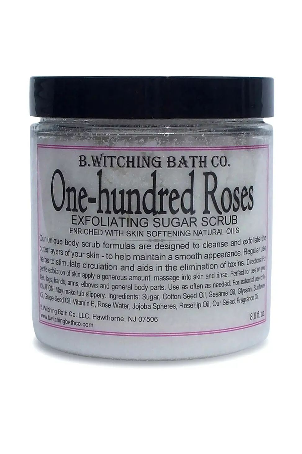 One-Hundred Roses Exfoliating Sugar Scrubs 8oz