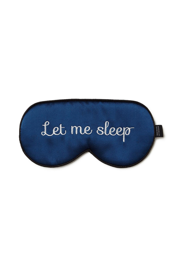 "Let Me Sleep" Silk Eye Mask