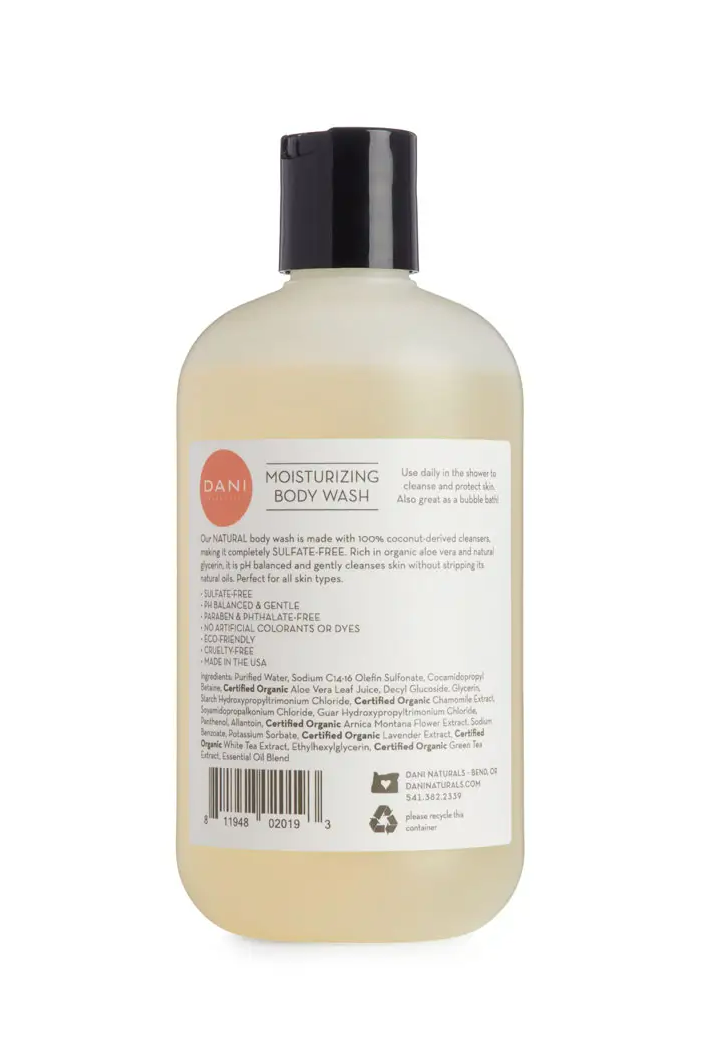 DANI Naturals Body Wash 12oz