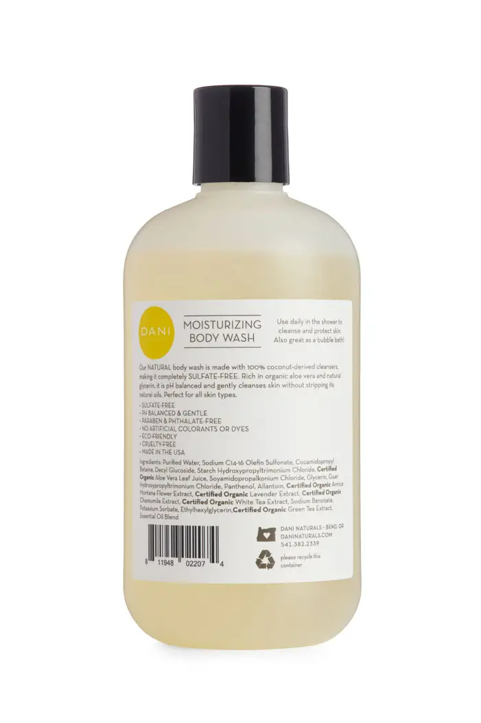 DANI Naturals Body Wash 12oz