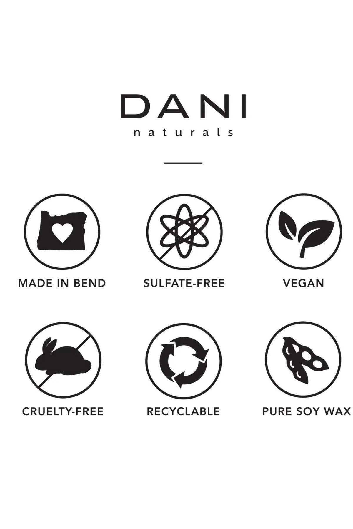 DANI Naturals Body Wash 12oz