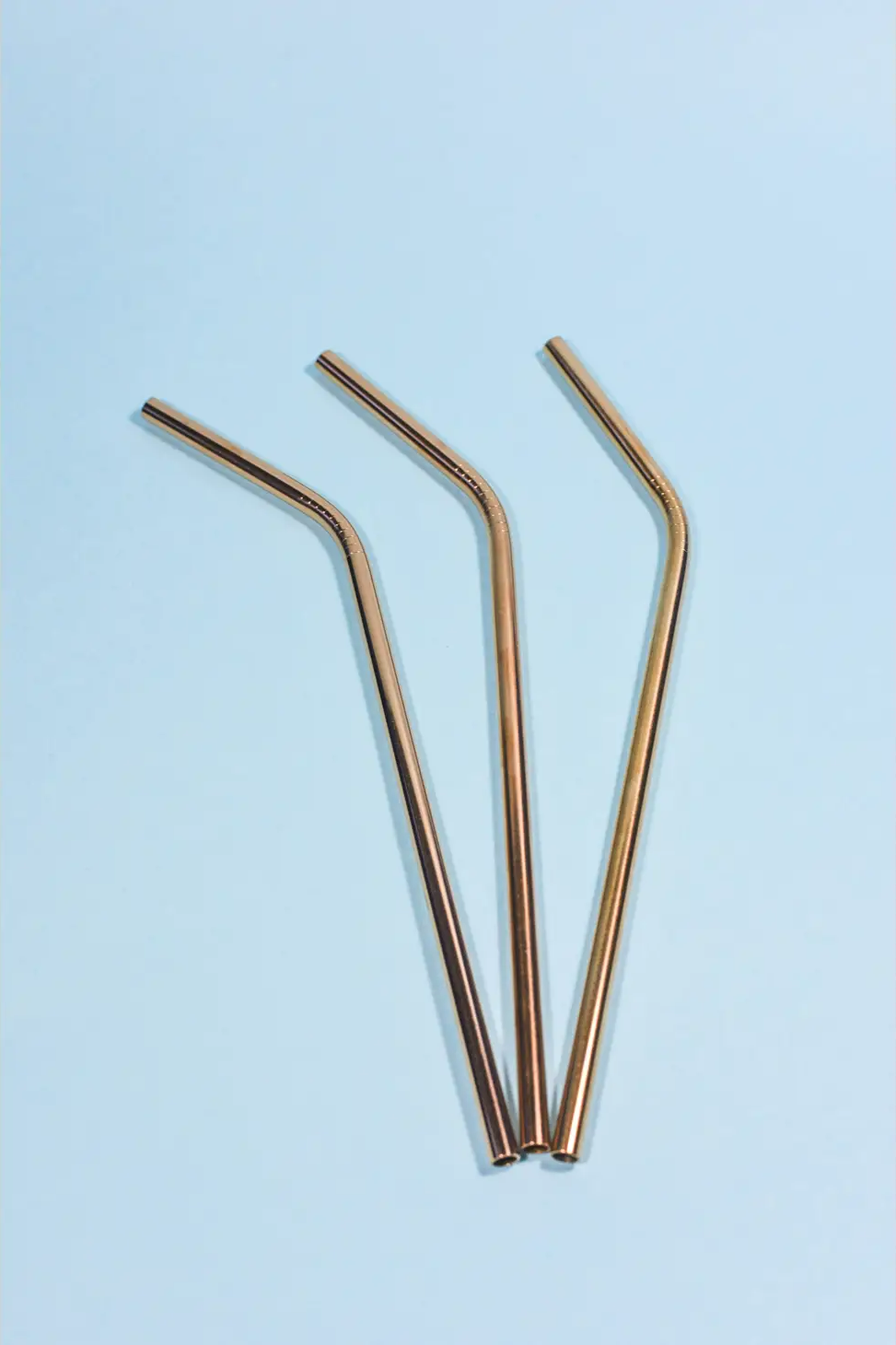 8'' Bent Stainless Steel Straw