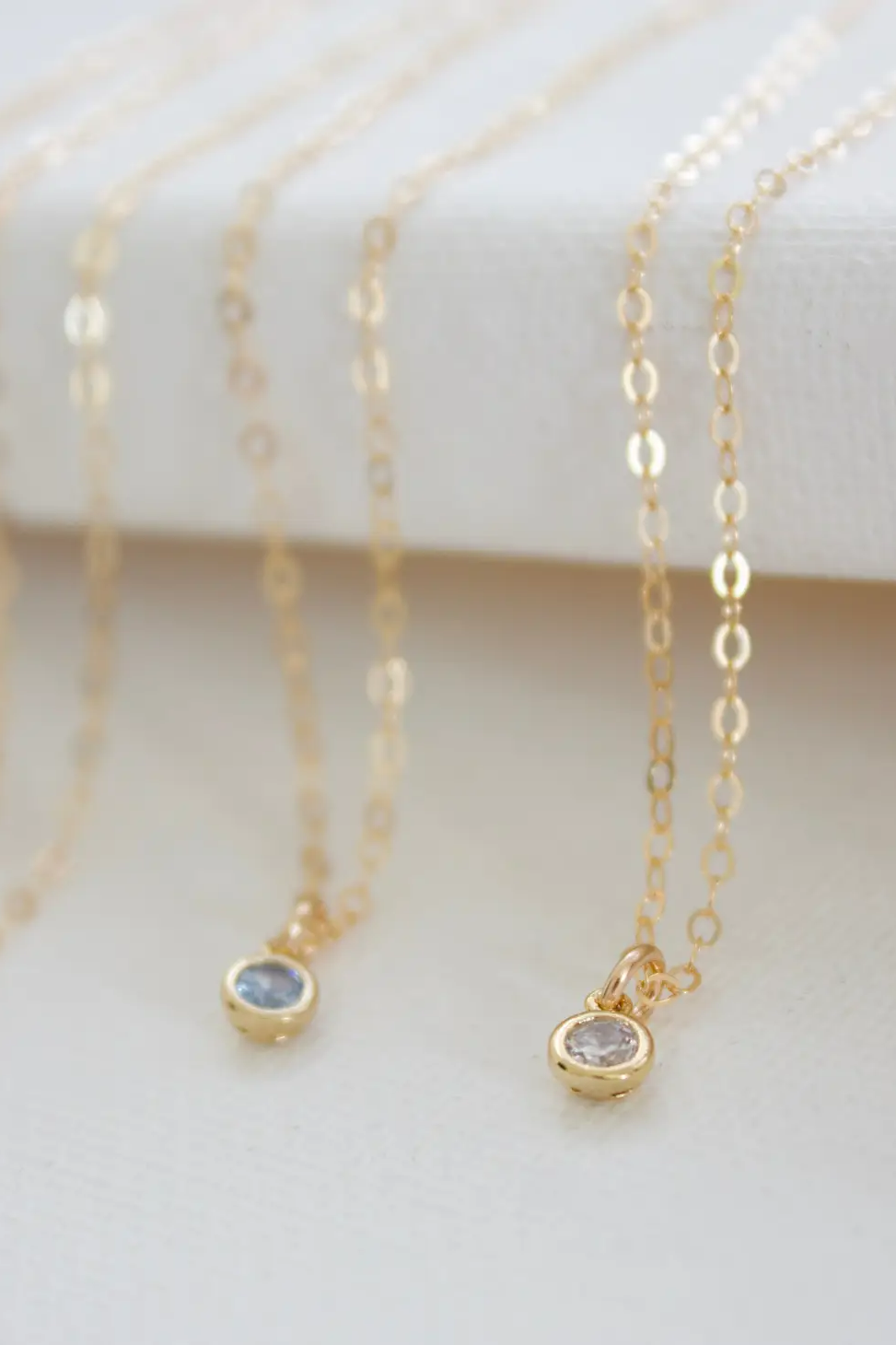 Miniature Birthstone Necklace