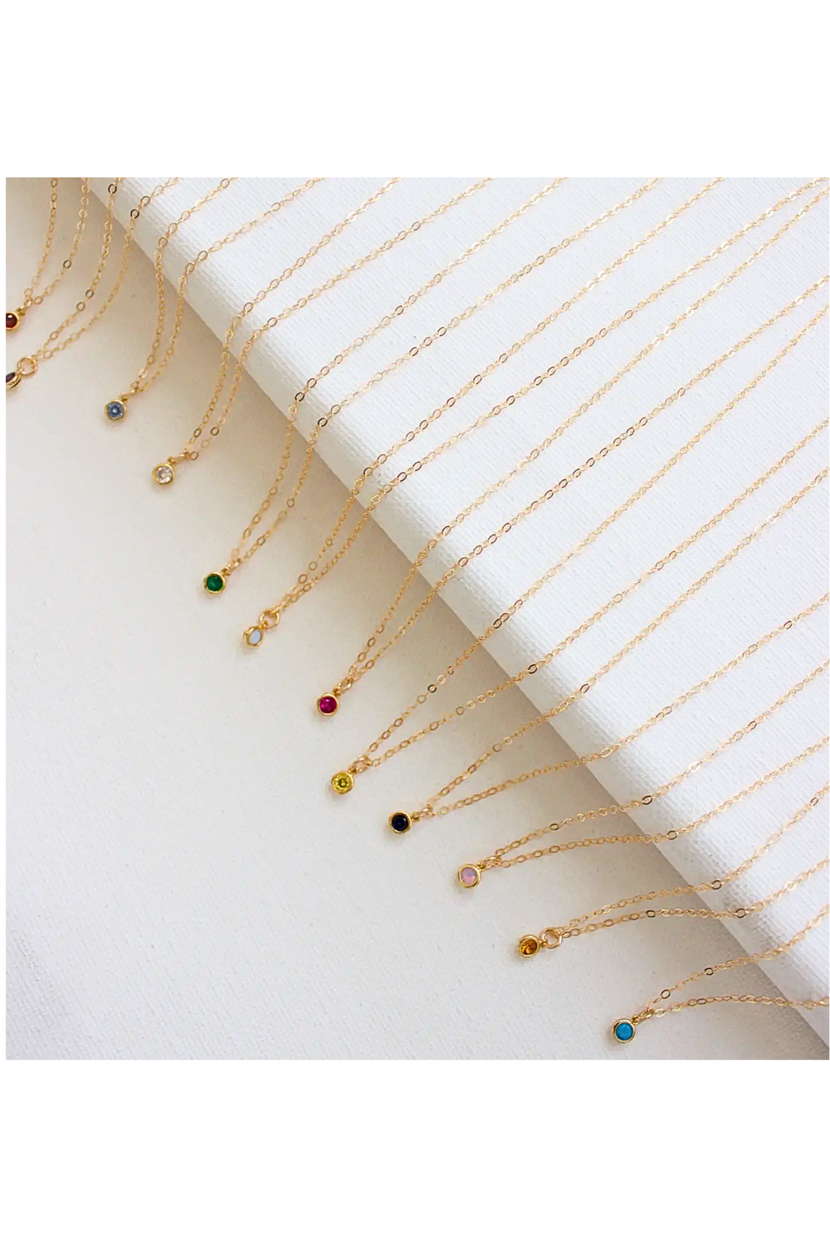 Miniature Birthstone Necklace