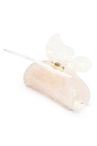 Eco-Friendly Claw Clip - White Butterfly