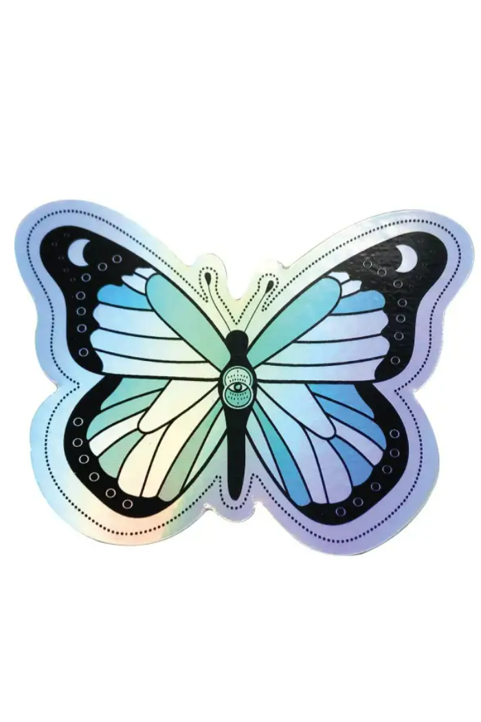 Mystic Butterfly - Holographic Sticker