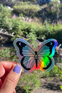 Mystic Butterfly - Holographic Sticker