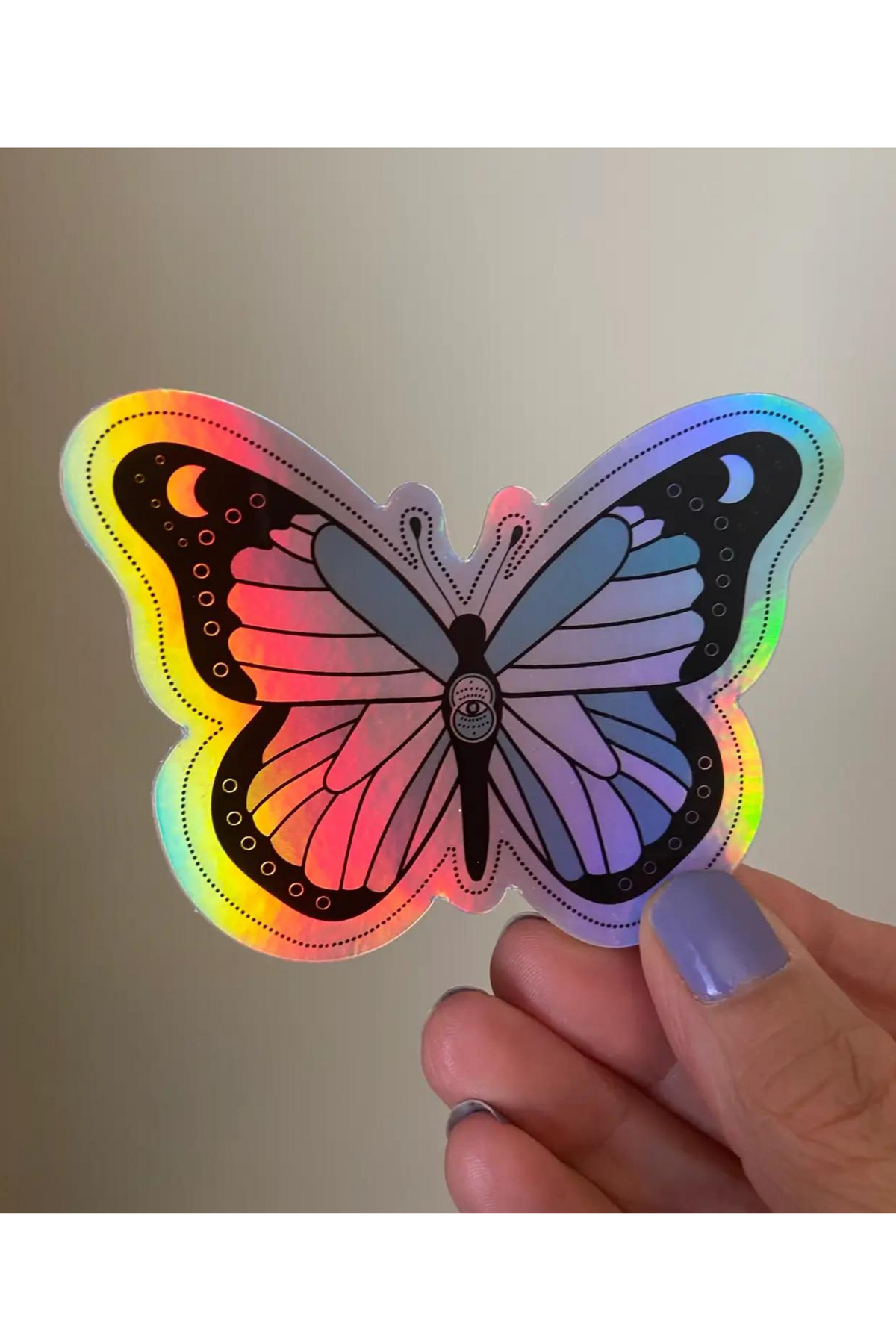 Mystic Butterfly - Holographic Sticker