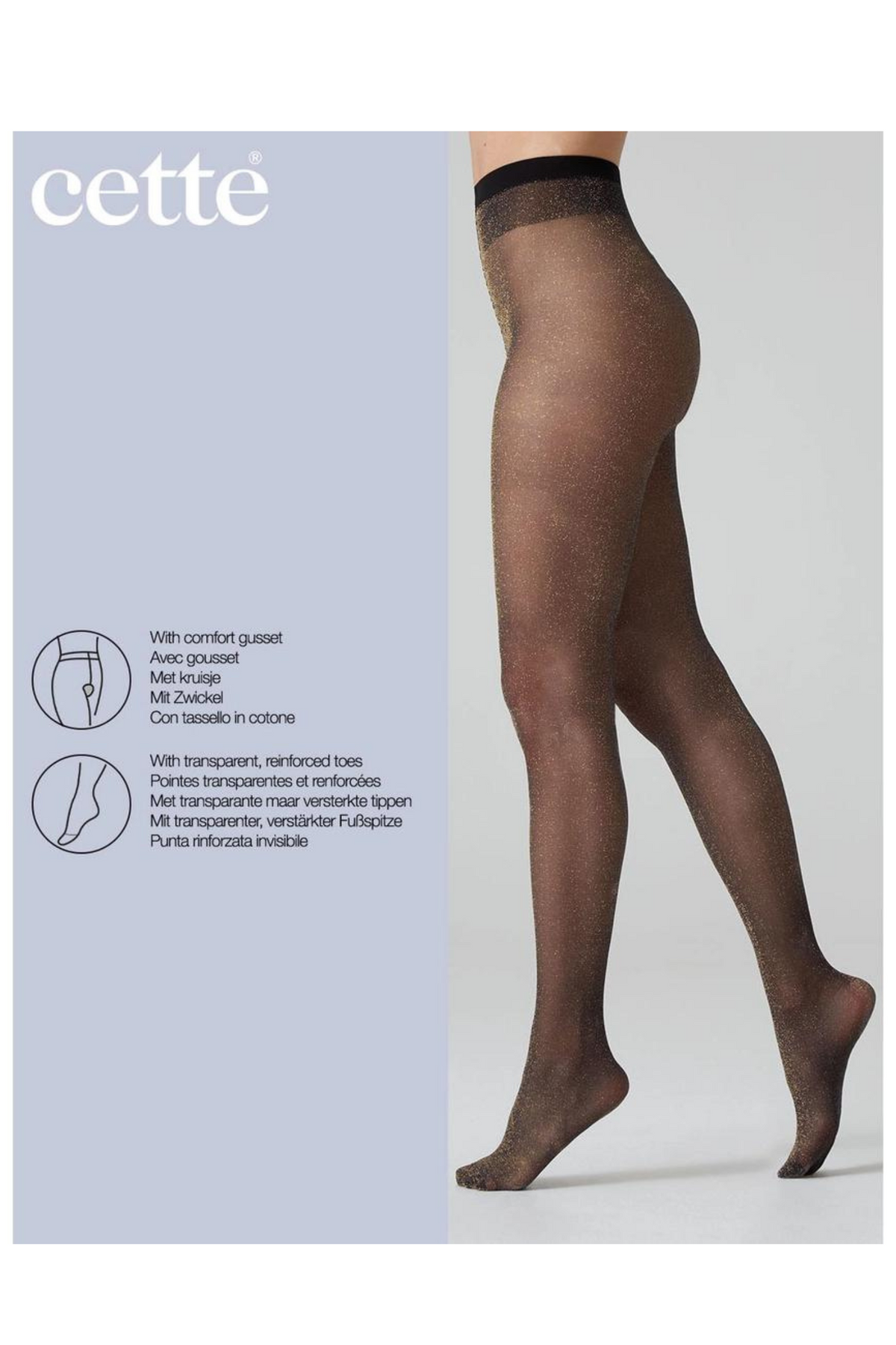 Lurex Shiny Sheer Tights