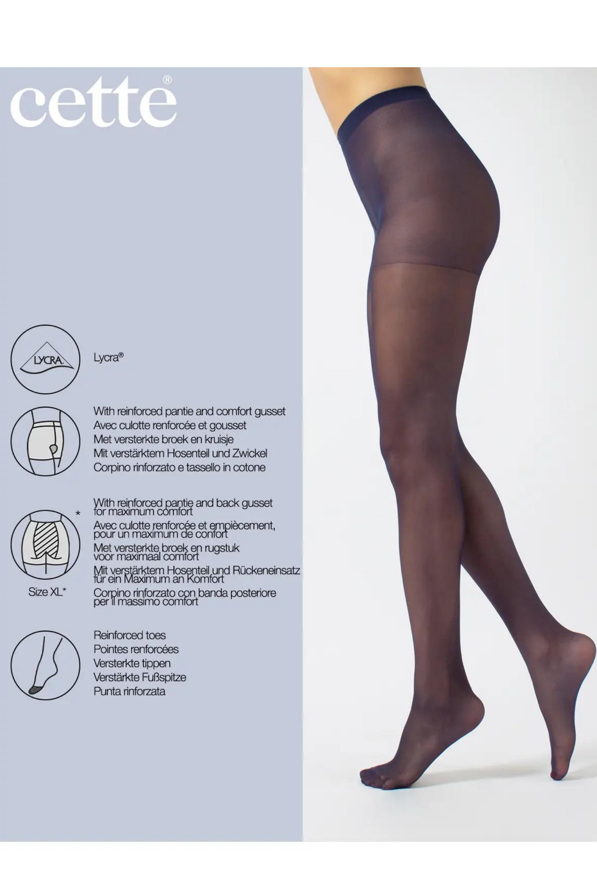 Lucca Sheer Tights 20 Den