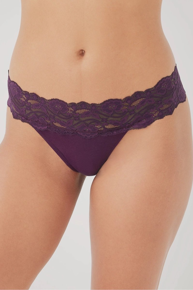 Women’s Lace-Waist Thong