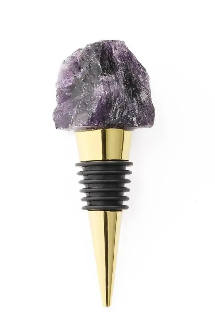 Raw Crystal Wine Stopper