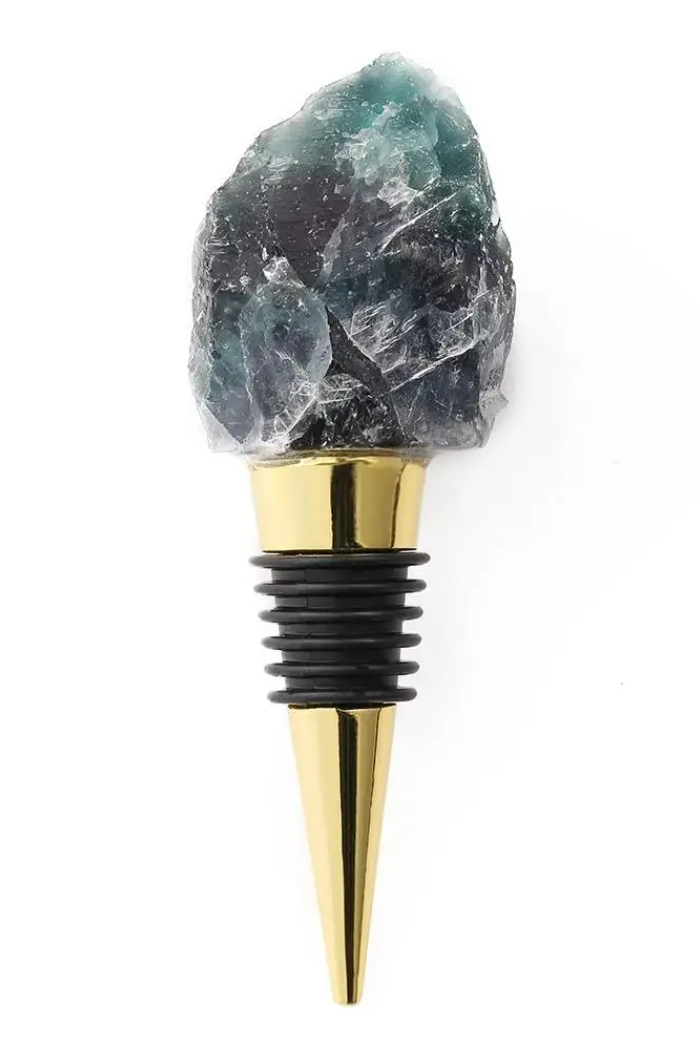 Raw Crystal Wine Stopper