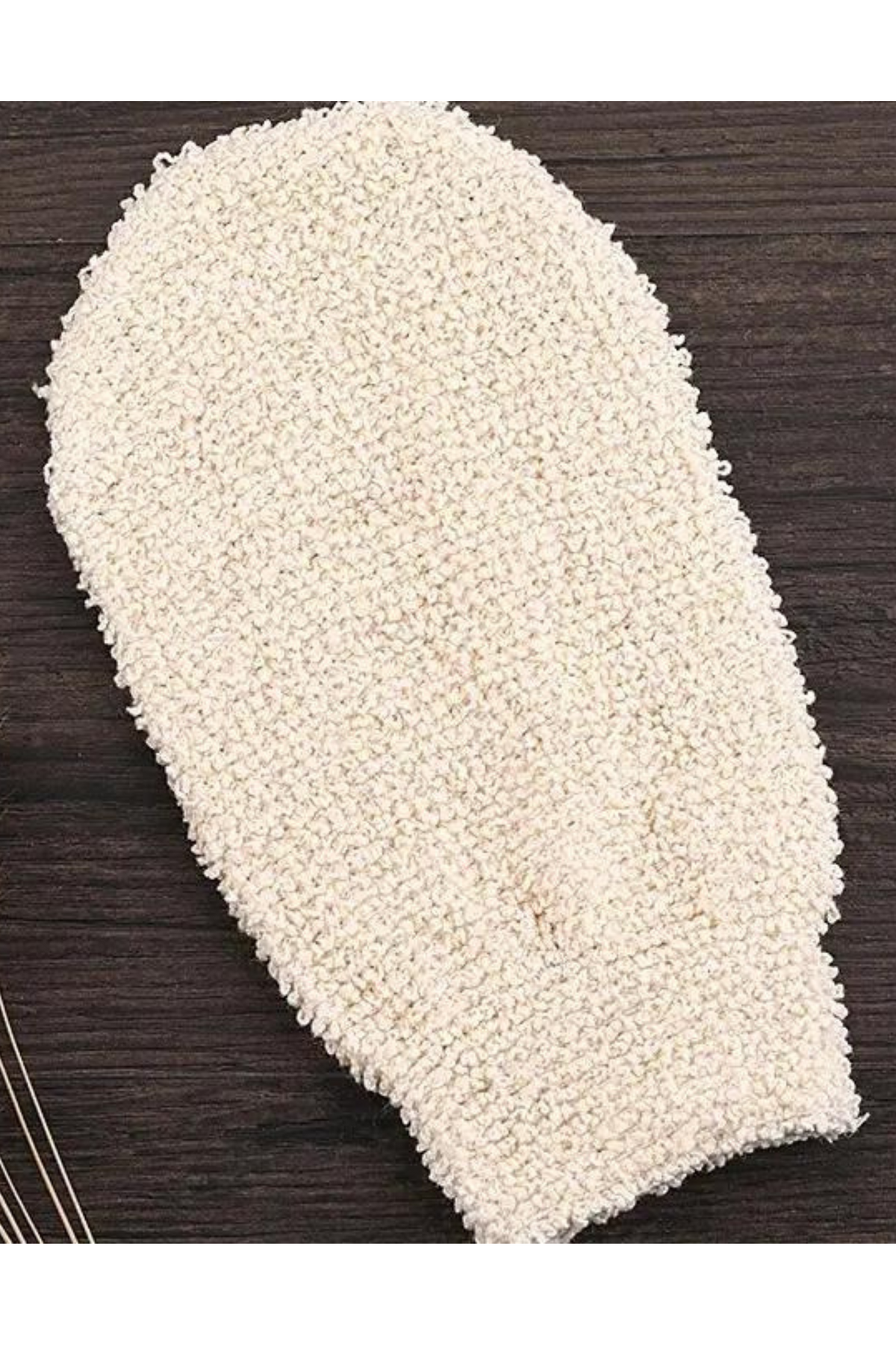 Bath Hemp Fiber Body Exfoliating Scrubber Glove