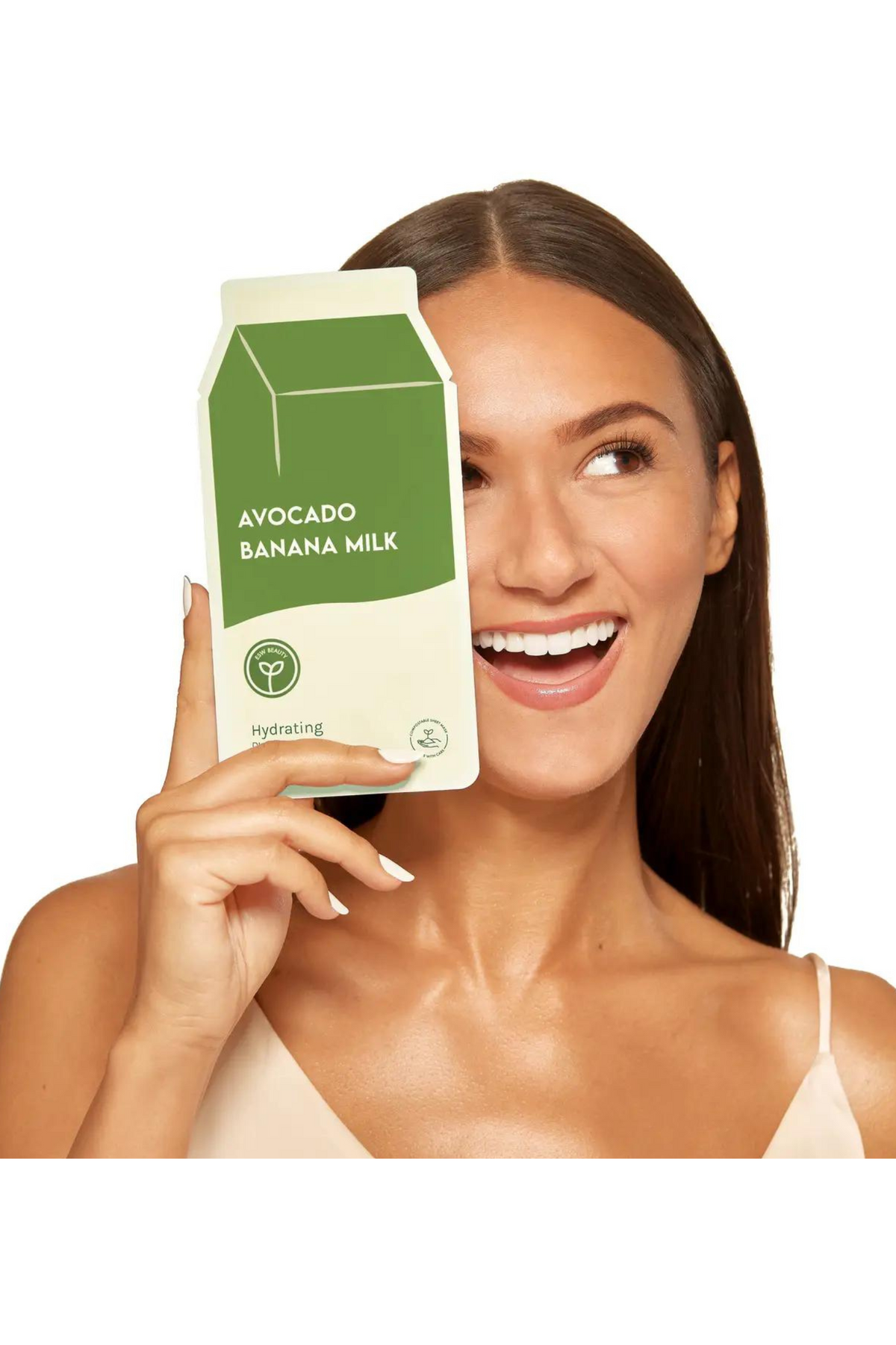 Avocado Banana Milk Hydrating Plant-Based Milk Sheet Mask