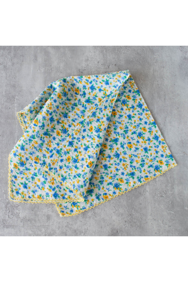 Mini Flower Cotton Scarf