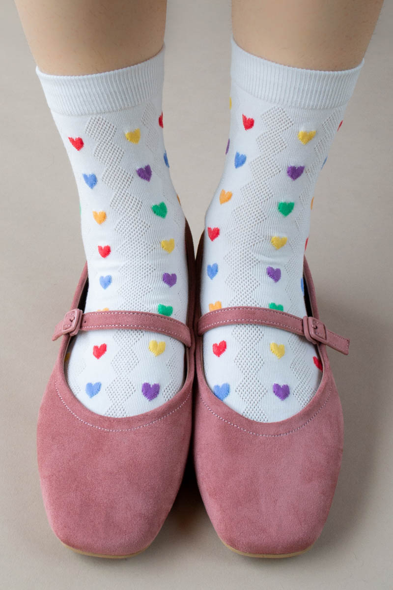 Multiple Heart Casual Socks