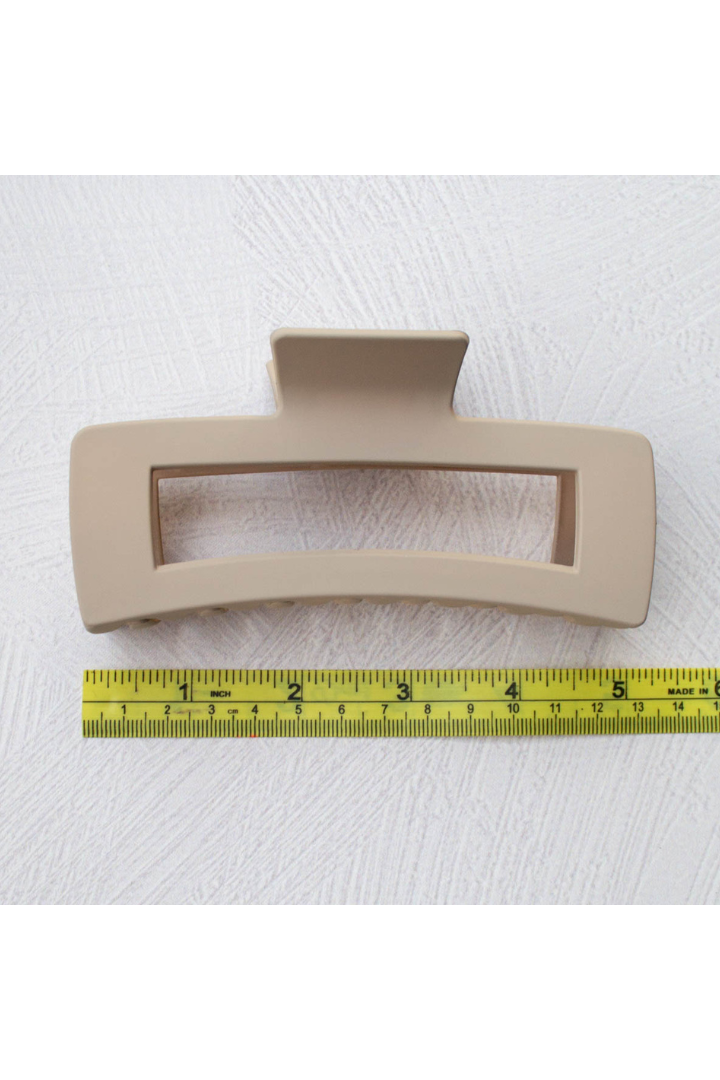 Jumbo Long Square Hair Clip