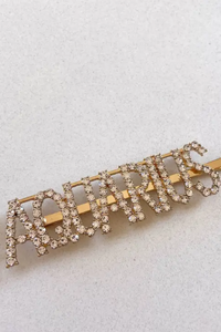 Zodiac Astrology Rhinestone Hair Clip