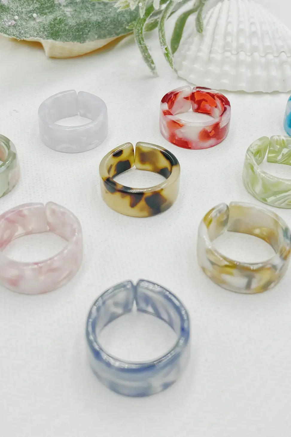 Colorful Funny Resin Ring