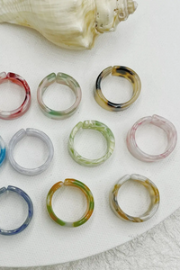 Colorful Funny Resin Ring