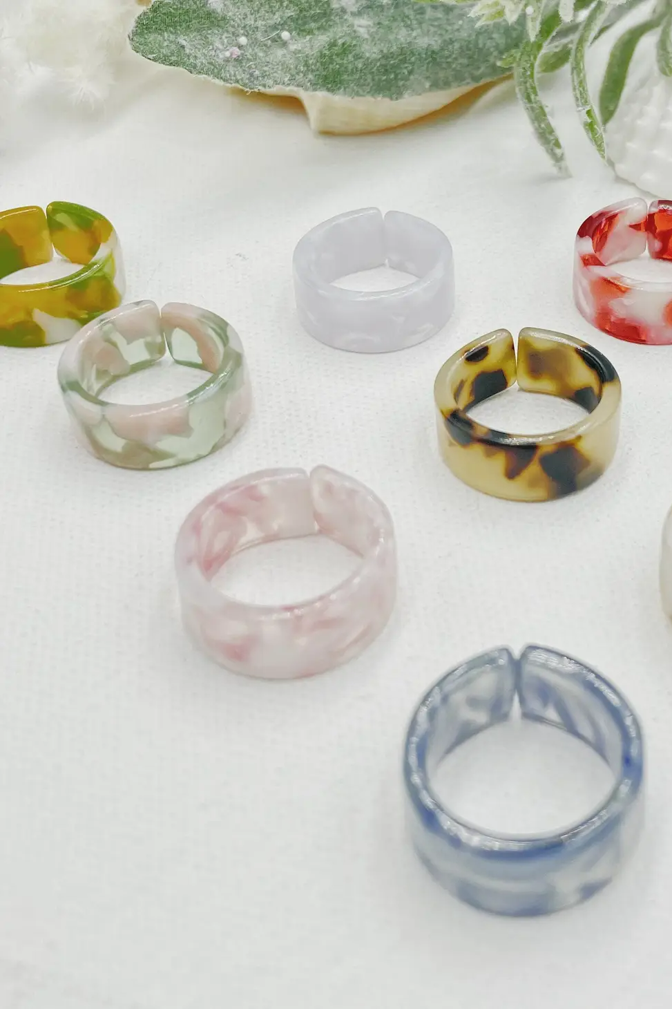 Colorful Funny Resin Ring