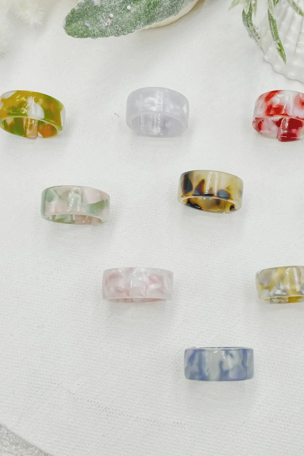 Colorful Funny Resin Ring