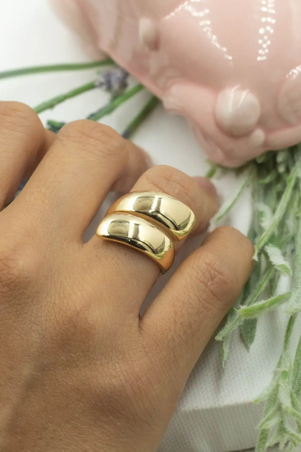 Minimalist Double Wrap Ring